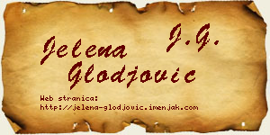 Jelena Glođović vizit kartica